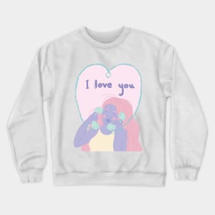 I Love Me - A Pastel Dream Of Self Acceptance Crewneck Sweatshirt